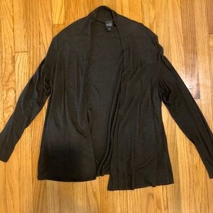 SALE!! Eileen Fisher Brown Open Cardigan Sweater